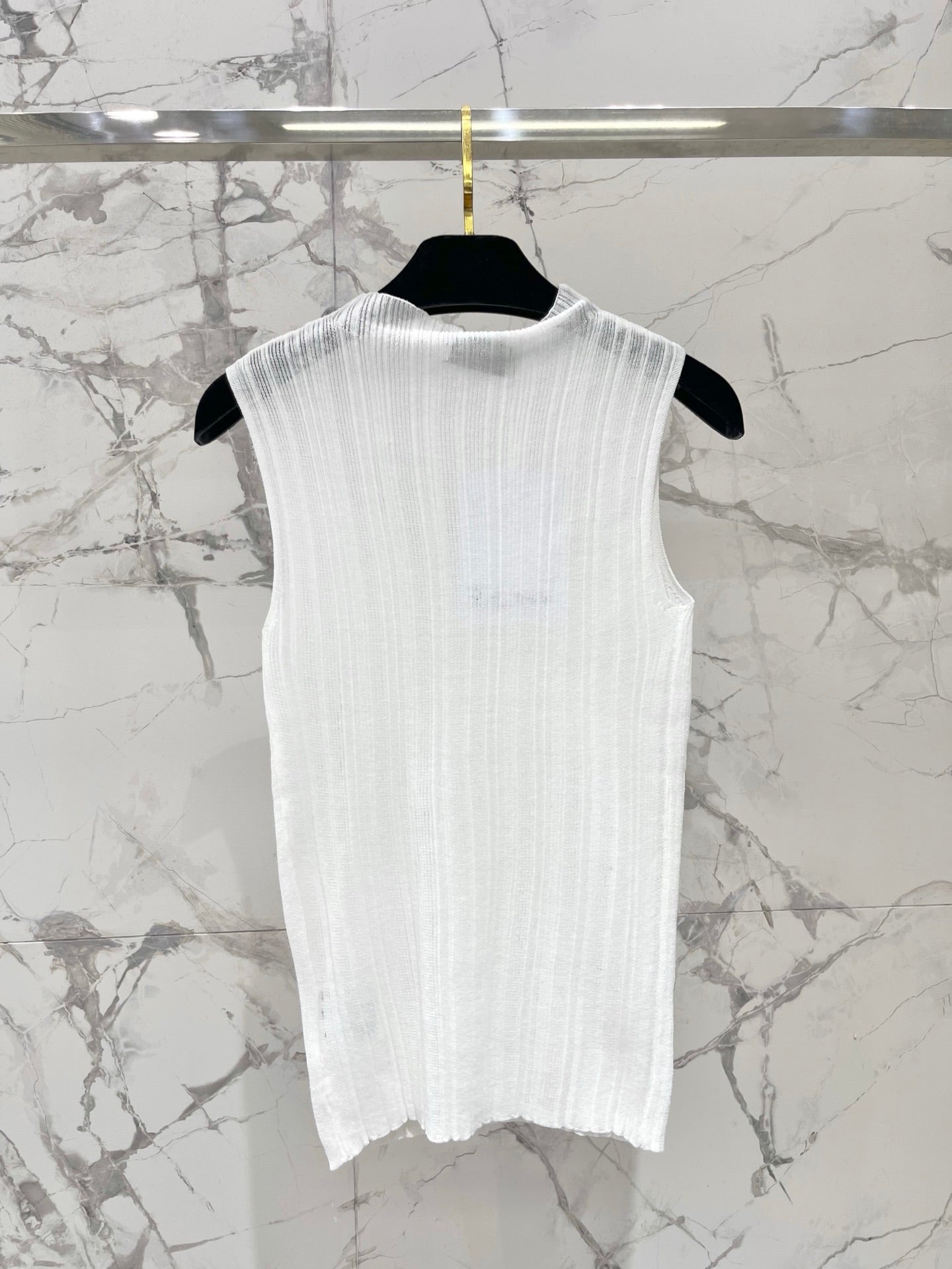 CHANEL 26S SLEEVELESS KNIT TOP 1318