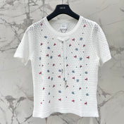 DIOR 26S SHORT-SLEEVE KNIT T-SHIRT 1315