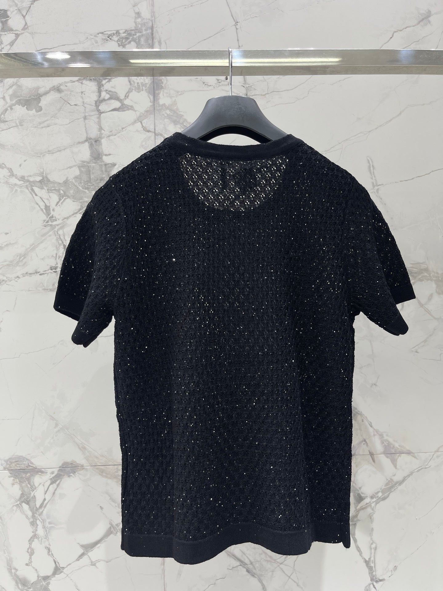 DIOR 26S SHORT-SLEEVE KNIT T-SHIRT 1314