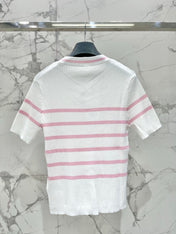 DIOR 26S SHORT-SLEEVE KNIT SWEATER 1329