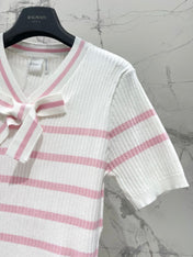 DIOR 26S SHORT-SLEEVE KNIT SWEATER 1329