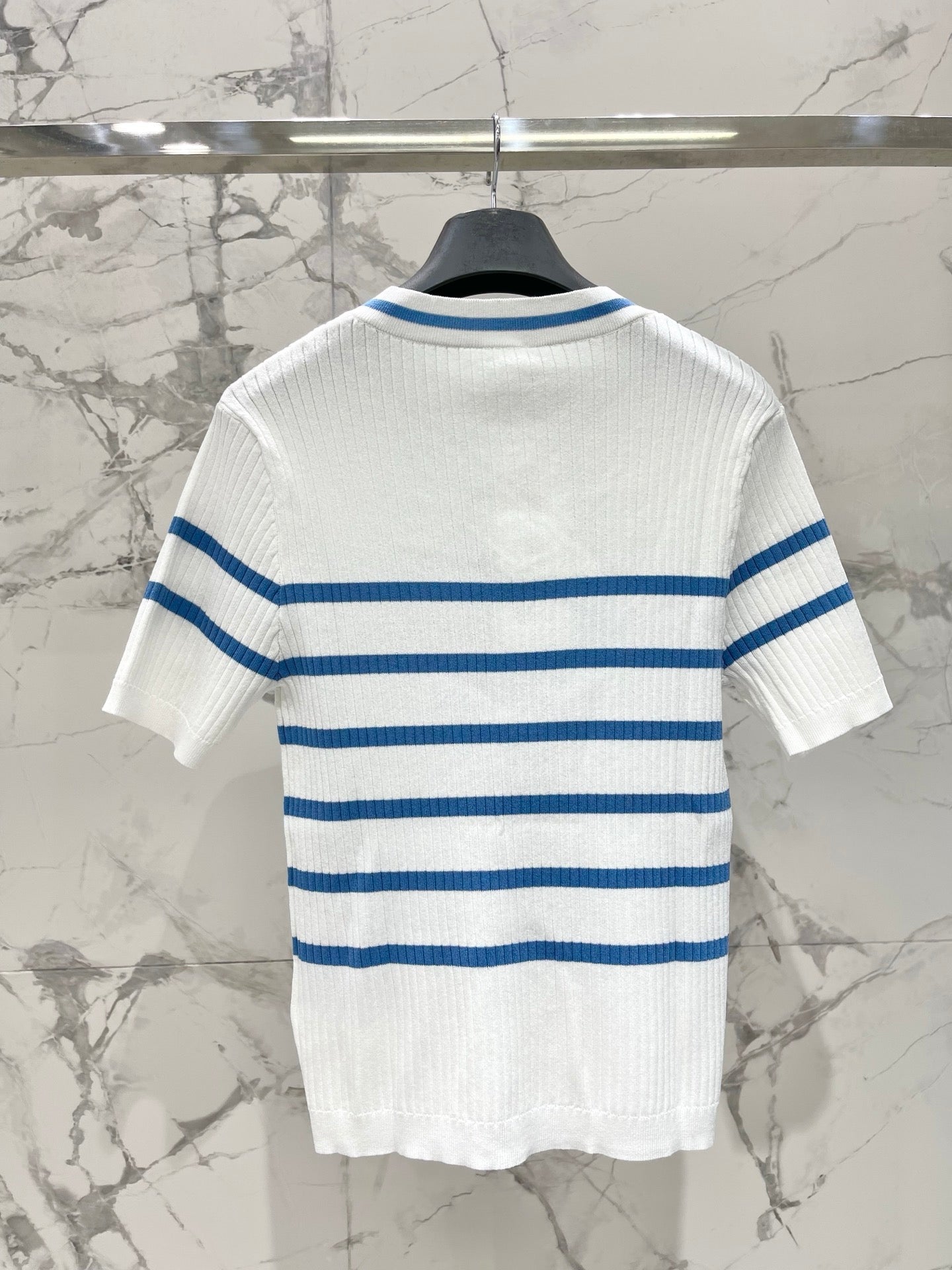 DIOR 26S SHORT-SLEEVE KNIT SWEATER 1328