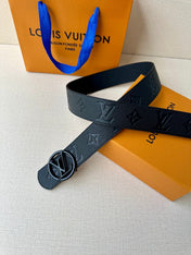 LV 25S BELT 40 MM IN BLACK CALFSKIN 593264