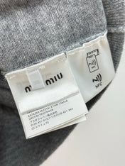 MIUMIU KNITTED POLO SHIRT STYLE 308