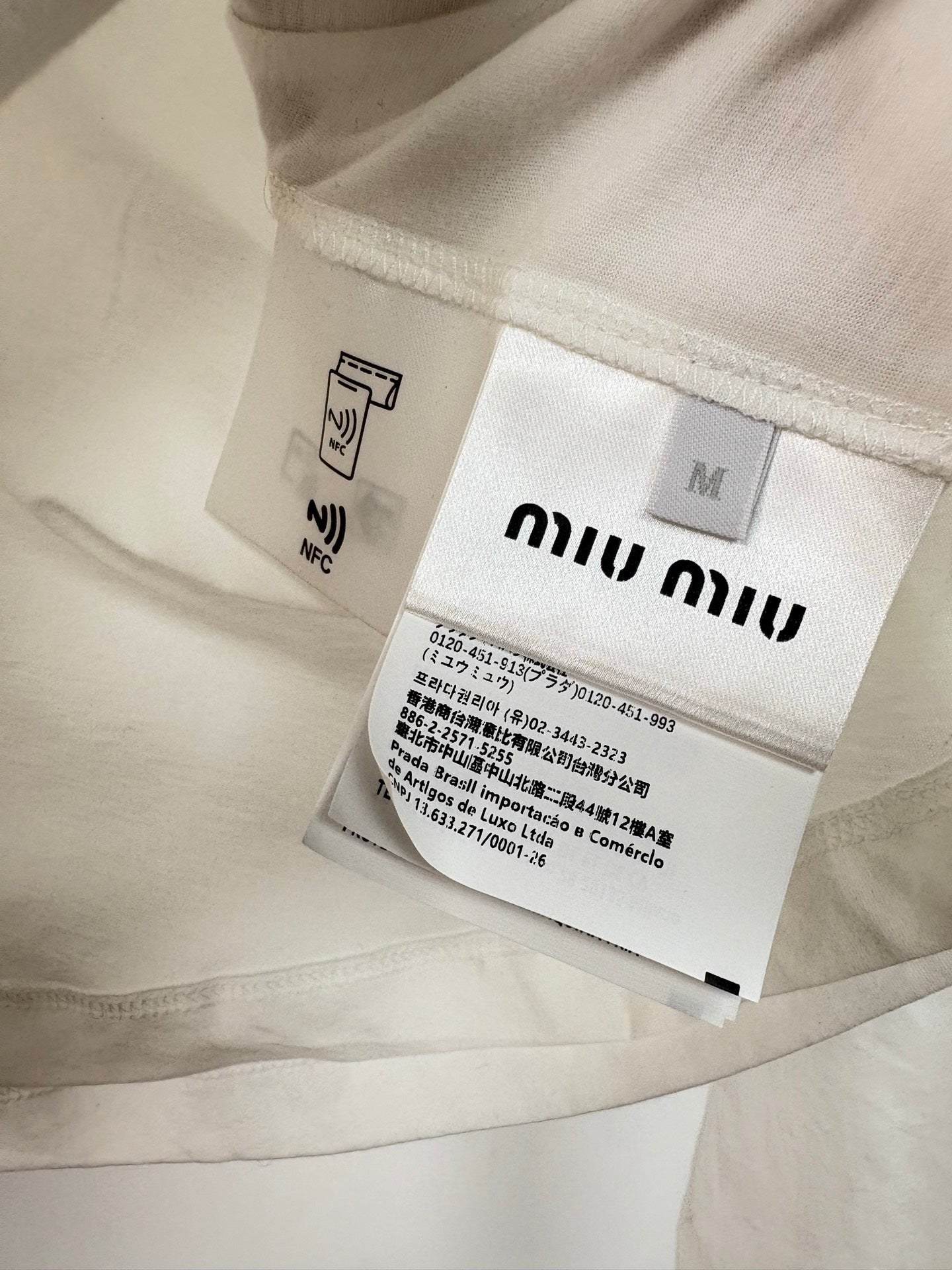 MIUMIU TWO-PIECE T-SHIRT SET STYLE 170