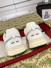 GG RE-WEB SNEAKER FOR COUPLE WHITE