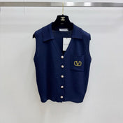 VALENTINO 26S COLLARED KNIT VEST 399