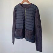 MONCLER 25S KNITTED PUFFER JACKET 422