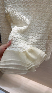 CHANEL 26S SHEER ORGANZA BLOUSE 661