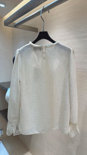 CHANEL 26S LONG-SLEEVE BLOUSE 873