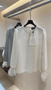 CHANEL 26S LONG-SLEEVE BLOUSE 873