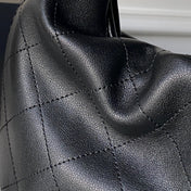 CHANEL 25S HOBO BAG 45 IN BLACK LAMBSKIN