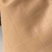 CHANEL 25S HOBO BAG 32 IN WARM SAND BEIGE LAMBSKIN
