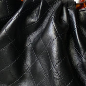 CHANEL 26S HAND BAG 32 IN BLACK LAMBSKIN