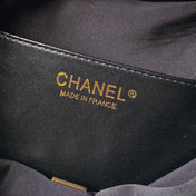 CHANEL 26S HAND BAG 32 IN BLACK LAMBSKIN