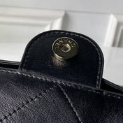 CHANEL 26S HOBO BAG 23 IN BLACK LAMBSKIN