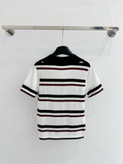 MIUMIU 26S SHORT-SLEEVED KNIT POLO SHIRT STYLE 1067