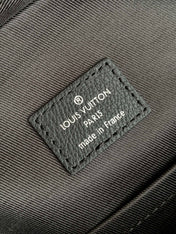 AVENUE 31 IN BLACK CANVAS CALFSKIN