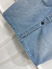JEAN SKIRT DENIM JACQUARD DUSTY BLUE 266730