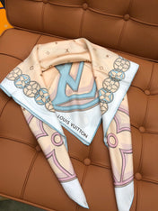 LV SCARF 90 CM IN SILK 704578