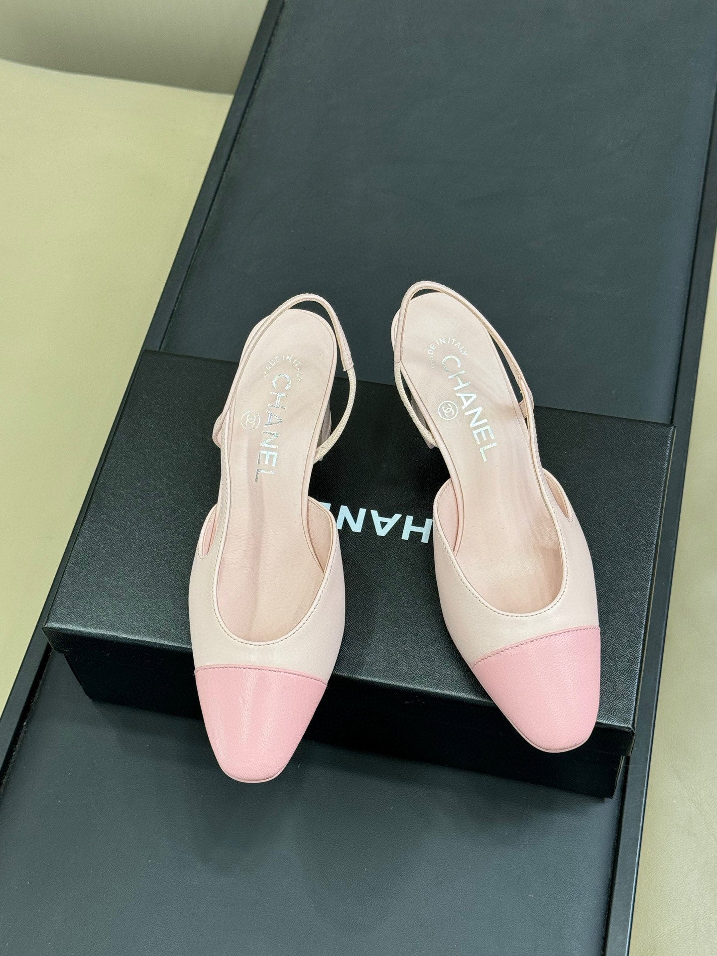 CC SLINGBACK 25S 65 MM IN LIGHT PINK LAMBSKIN