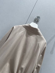 Loewe 25 Jacket Beige Cotton