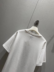 Loewe 25 Short Sleeved T-shirt White Blue Cotton 215597