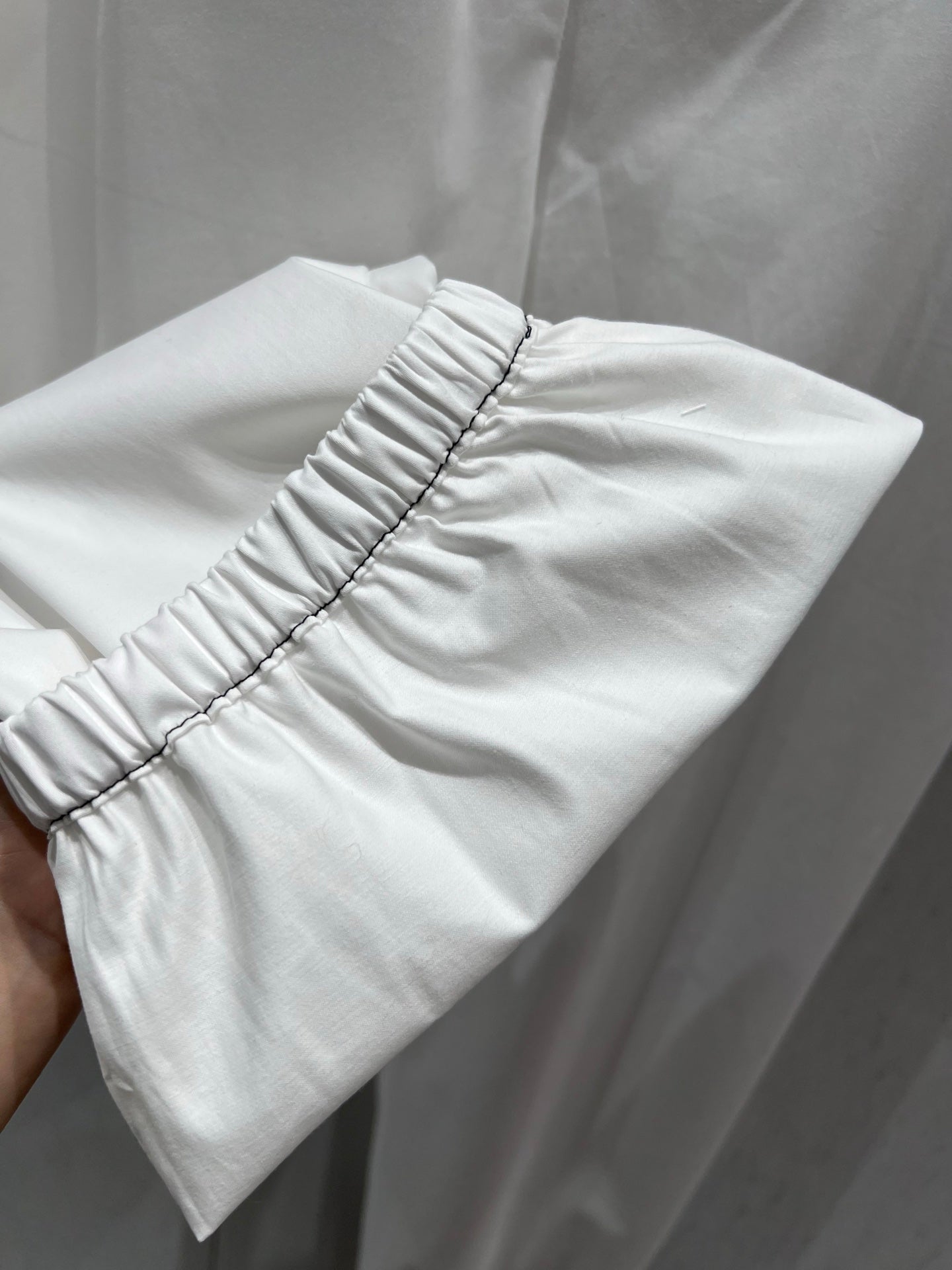 CC 25 Cropped Pant White Cotton