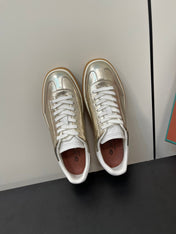 LP TENNIS WALK SNEAKERS LIGHT GOLD CALFSKIN