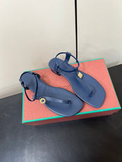 LP MINDIL SANDAL IN COBALT BLUE LAMBSKIN
