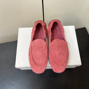 CELINE 26S MAILLON TRIOMPHE LOAFER IN PINK SUEDE