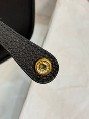 HM 26S EVELYNE BAG 23MM IN BLACK GRAINED CALFSKIN