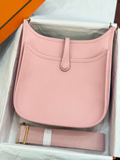 HM 26S EVELYNE BAG 23MM IN PINK GRAINED CALFSKIN