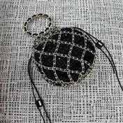 CHANEL 26S PARIS-CHENONCEAU  PRE-FALL MESH BAG 24 IN MESH GOLD HARDWARE