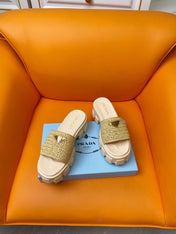 Pra Wedge Sandal 60 Beige