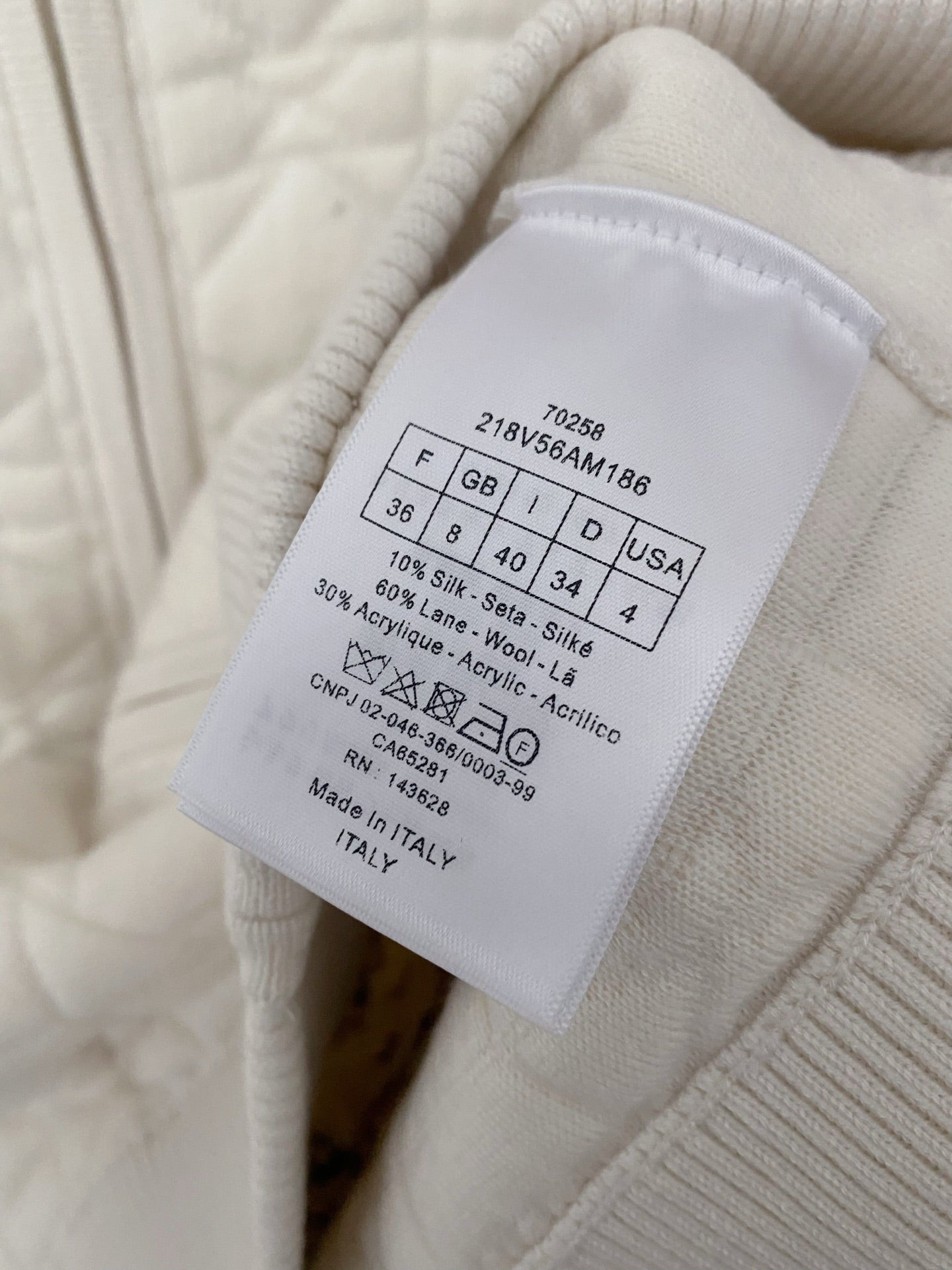 DIOR 25S CARDIGAN STYLE 296