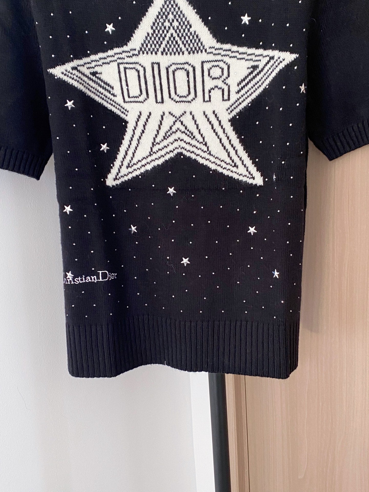 DIOR 26S SHORT SLEEVE KNIT SWEATER 987