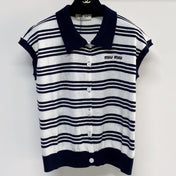 MIUMIU 26S COLLARED TANK TOP 1035