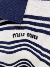 MIUMIU 26S COLLARED TANK TOP 1035