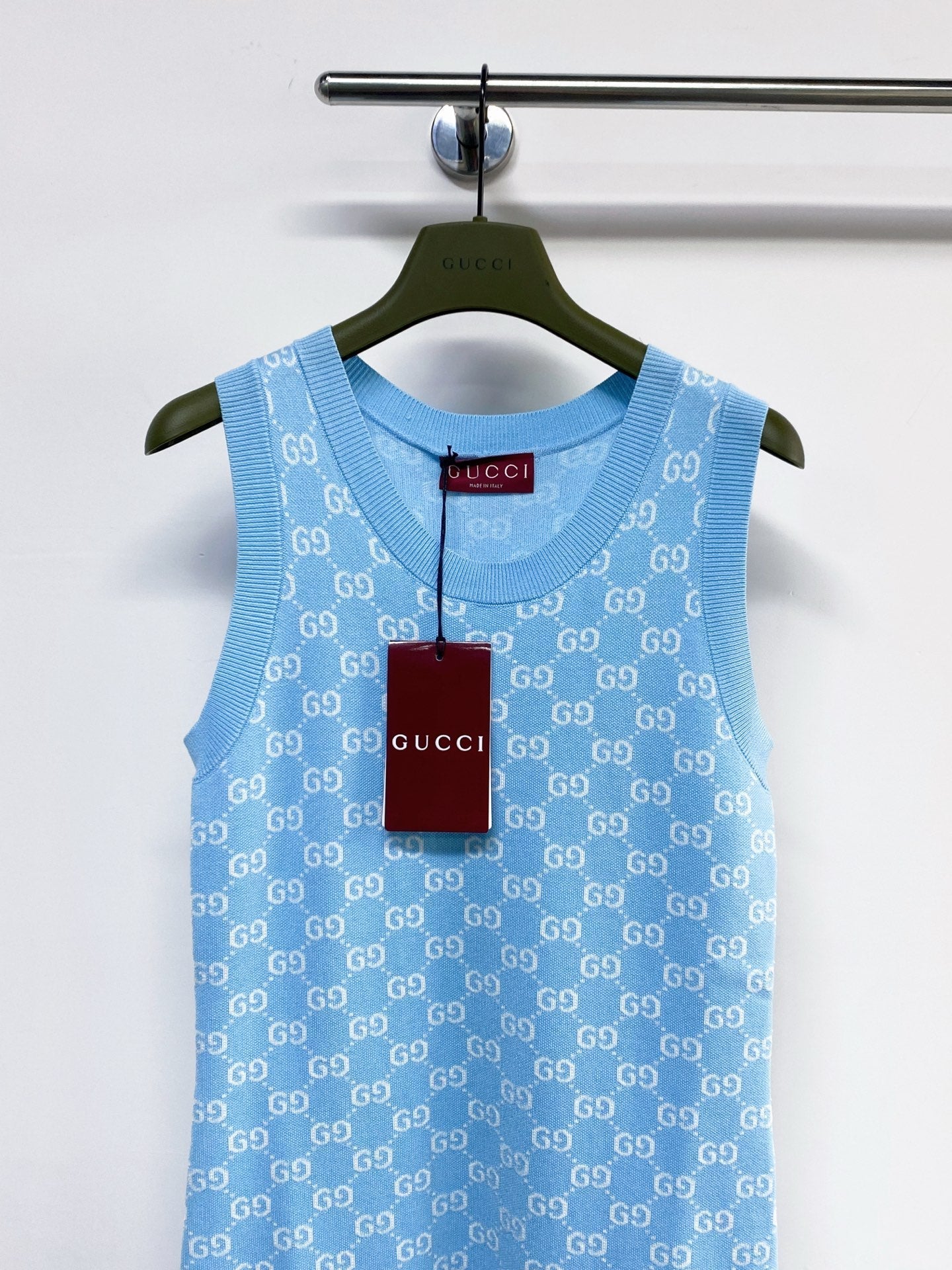 GUCCI 26S EMBELLISHED SLEEVELESS DRESS 109