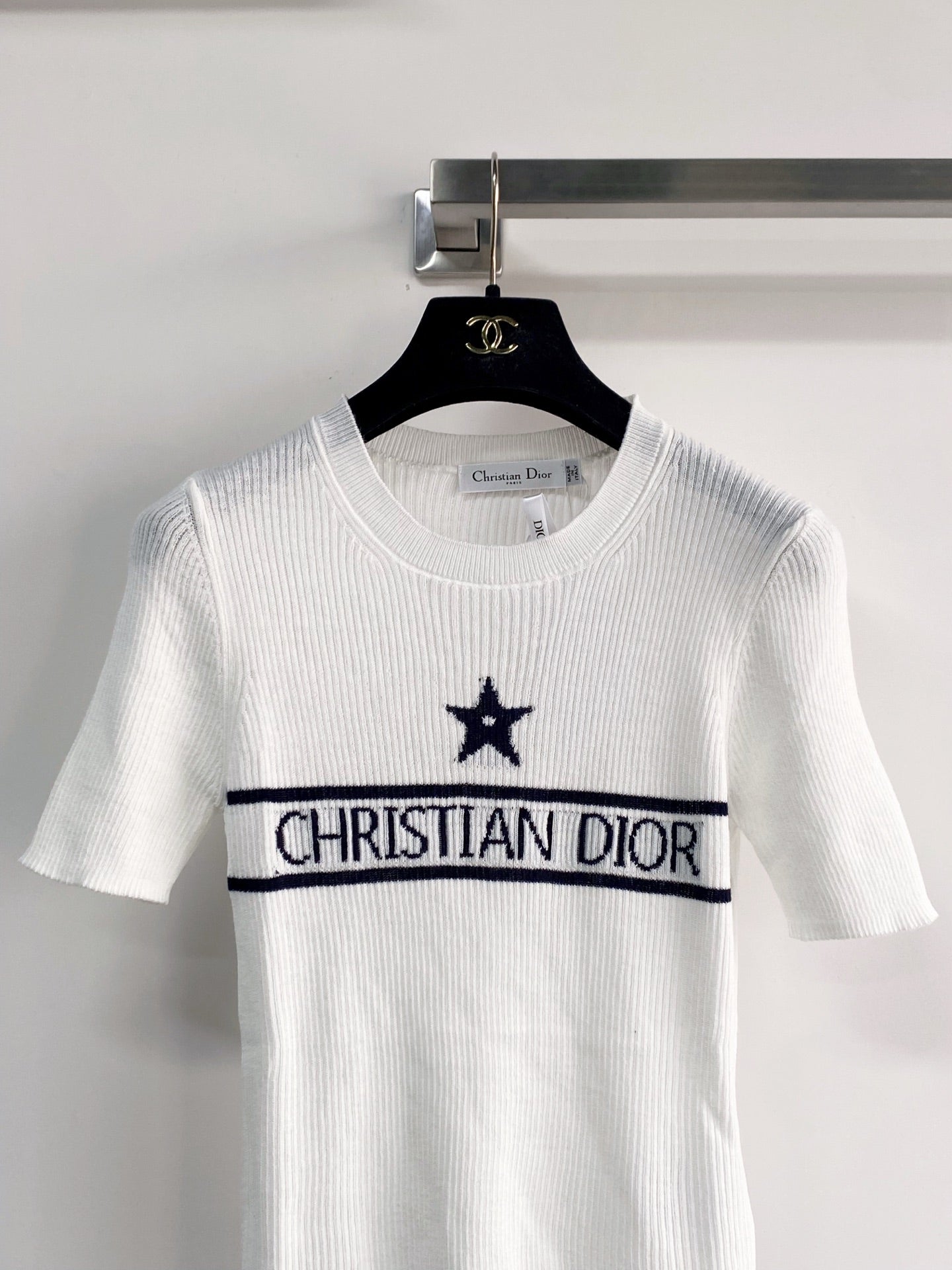 DIOR 26S SHORT-SLEEVE SWEATER 1196