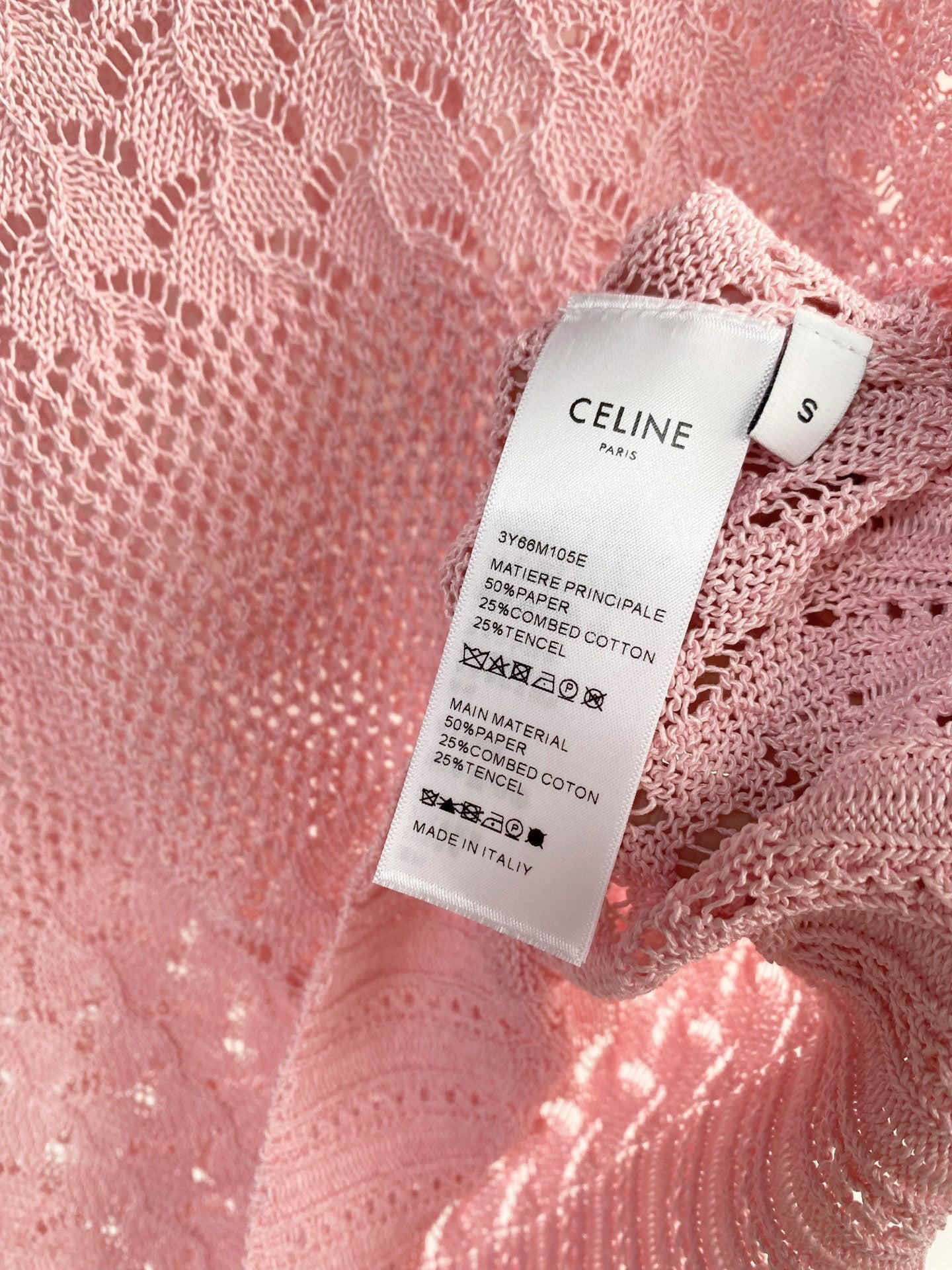 CELINE 26S KNIT SHORT SLEEVE TOP 212