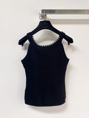 CELINE 26S LOGO RIBBED TANK TOP 194