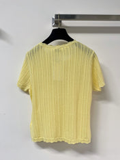 CELINE 26S KNIT SHORT SLEEVE SWEATER 196