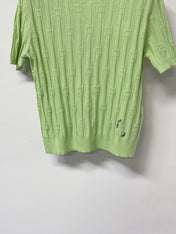 CELINE 26S LOGO SHORT-SLEEVE KNIT TOP 187