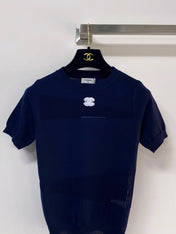 CHANEL 26S SHORT-SLEEVE KNIT TOP STYLE 1087
