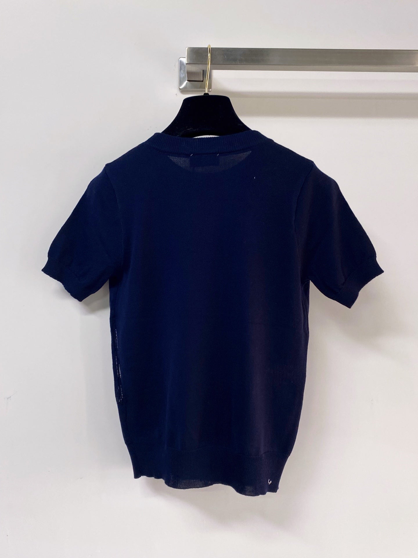 CHANEL 26S SHORT-SLEEVE KNIT TOP STYLE 1087