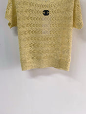 CHANEL 26S SHORT-SLEEVE KNIT TOP STYLE 1089
