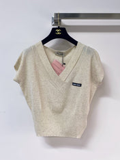 MIUMIU 26S SHORT-SLEEVED SWEATER STYLE 1145