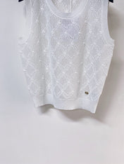 CHANEL 26S SLEEVELESS SWEATER STYLE 1048